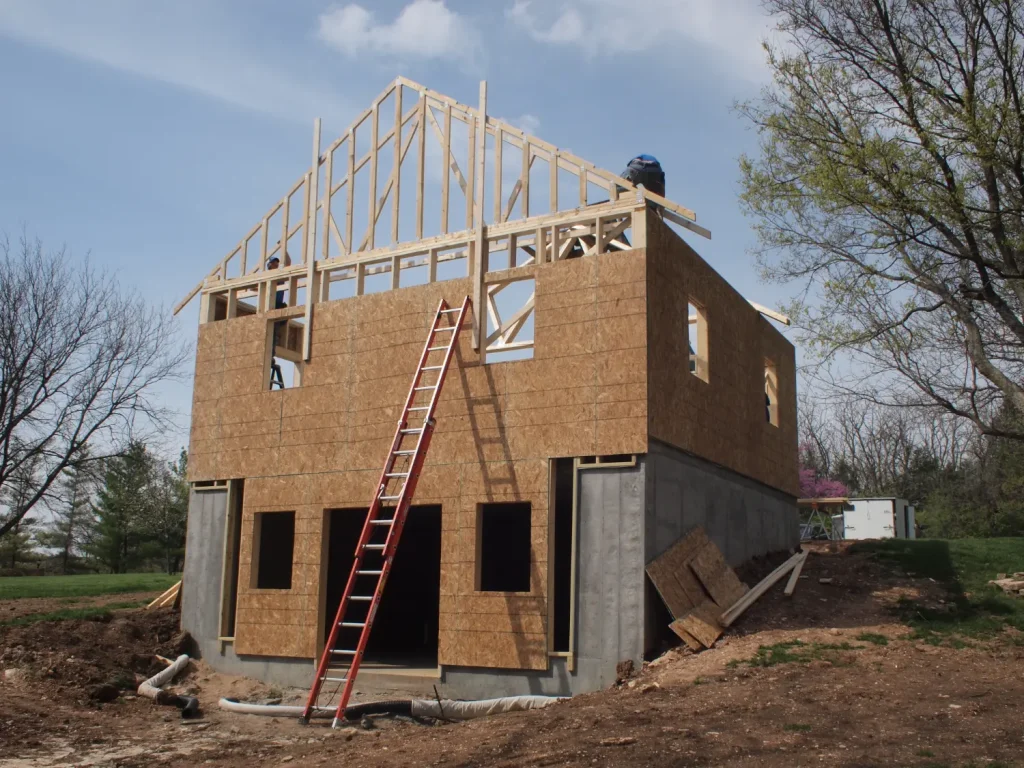 Devlin garage framing truss